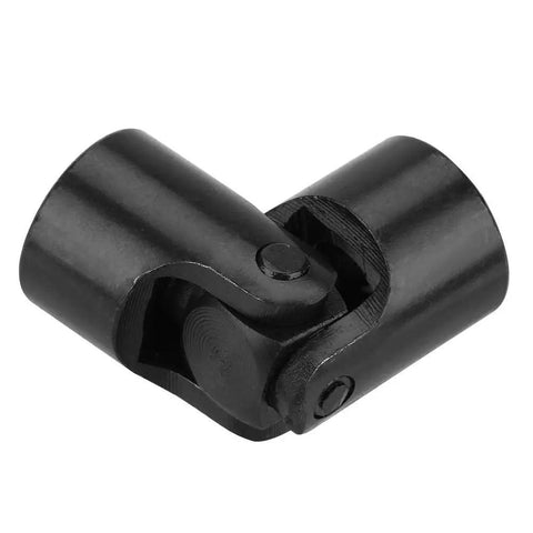 Motor Shaft Coupling Universal Joint Connector U Joint Coupler 12mm ID 24mm OD Heavy Duty Metal Linkage For CNC Robots And DIY Projects Versatile Shaft Coupler, black metal universal joint