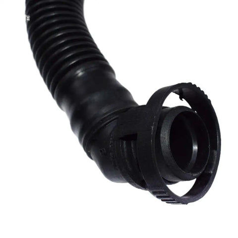 Secondary Air Pump Injection Hose For Vw Beetle And Mk4 Models Years 1998 To 2010 With 20 Liter Engine And Part Number 06G131127 To Fix Leaks And Turn Off Check Light Right Away While Saving Cash On Shop Bills For Your Diy Fix With Replacement Part. black ribbed hose end