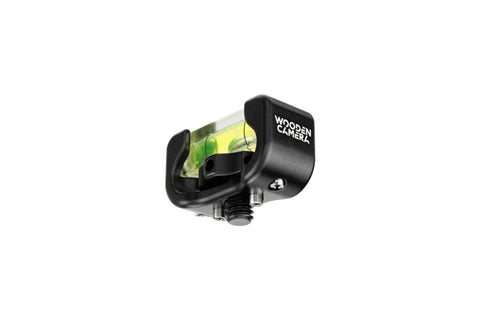 Low Profile Camera Bubble Level For Cages Rigs And Tripods With Anti Twist Pin And One Quarter Twenty Or Three Eighths Sixteen Mount
