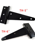 Built Like A Tank Heavy Duty T Hinge For Garden Gates and Fence Repair With All Weather Durability Fits 8 Inch Wood Doors Smoothly