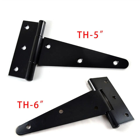 Built Like A Tank Heavy Duty T Hinge For Garden Gates and Fence Repair With All Weather Durability Fits 8 Inch Wood Doors Smoothly