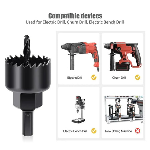 Rock Your DIY Game With This Heavy Duty Hole Saw Kit Cutting Wood PVC Board And Plasterboard Up To 5 Inches For Any Home Improvement Project You Got. hole saw cutter for electric drill, wood and PVC, up to 5 inches
