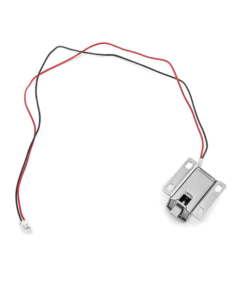 Compact 12V Direct Current Electromagnetic Solenoid Lock 4 Pack Slide Bolt with wires for cabinet and exit door safety.