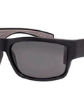 Men's Safety Glasses With Smoke Lens, Matte Black Wraparound Frame, ANSI Z87 Compliant Sunglasses With 100 Percent UVA And UVB Protection