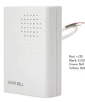 Lock Down Your Spot With This Solid Door Access Control Kit Featuring Heavy Duty 600 Lb Electromagnetic Lock Ip68 Rated Waterproof Fingerprint Keypad Lcd Screen And Remote - white doorbell with wiring details.
