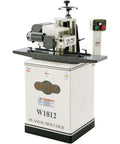 Badass Two Hp Planer Molder With Stand And Power Feed 220 Volt Woodworking Beast featuring precision cast iron wings and control panel.