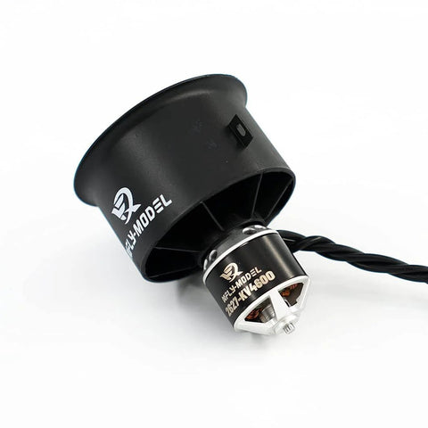Beefy 50mm EDF Ducted Fan With 12 Blades And 4S Brushless Outrunner KV4600 Motor For Jet RC Aircraft CNC Laser Spinner