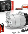 Top Shelf AC Compressor Kit With Clutch And Precharged Pag 46 Lubricant For Buick Regal 2014 To 2017, includes hardware.