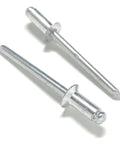 Aluminum Countersunk Head Blind Rivets Pop Rivets 3/16 x 1/4 Inch, 50 Count, Grip Range 0.126-0.250 Inch, Flush Finish for aircraft