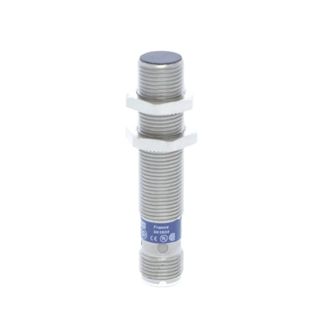 M12 Cylindrical Inductive Proximity Sensor With 2 mm Sensing Distance And 50 mm Length, Nickel Plated Brass Housing, Dust And Water Resistant
