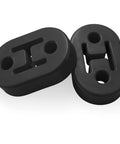 2 Pack Exhaust Hanger Rubber With 2 Holes Adjustable Insulator For Cars Trucks Jeeps SUVs High Density Anti Corrosion Muffler Mount