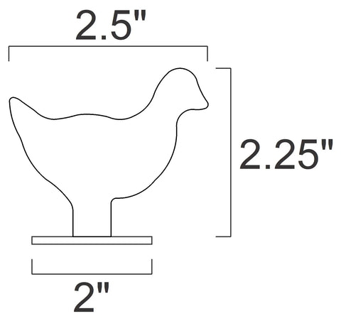 Twenty Piece 22LR Small Bore Metallic Silhouette Knock-Overs Targets Set Featuring Chickens Turkeys Pigs And Rams NRA IHMSA Style Steel Targets Quarter Inch Thick For Rugged Practice chicken dimension