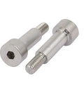 Badass 5 Pack 304 Stainless Steel Hex Socket Shoulder Bolts With M6 Fully Threaded Shafts and Rock Solid 20mm Long By 8mm Thick Shoulders