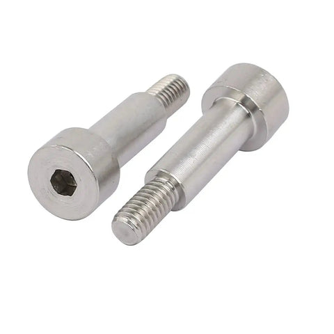 Badass 5 Pack 304 Stainless Steel Hex Socket Shoulder Bolts With M6 Fully Threaded Shafts and Rock Solid 20mm Long By 8mm Thick Shoulders