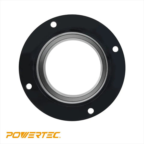 Built Different Heavy Duty Dust Port Inlet Flange 2 1/2 Inch with four mounting holes for easy installation.