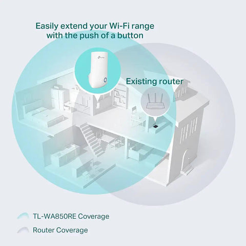 Top Shelf N300 WiFi Range Extender That Straight Up Kills Stubborn Dead Spots And Keeps Your Rig Running Tight Across The Whole House With Dedicated Ethernet Port For Lag Free Gaming
