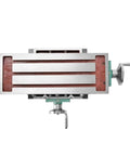 Heavy Duty Multifunctional Workbench With Drag Plate Milling And Table Drilling, top view, 450x170mm solid precision tool.