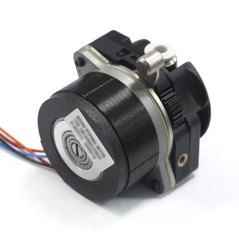 K1 Series Extruder Stepper Motor 1.8 Degree Step Angle 0.8A 12 Tooth Gear Circular Shaft, side view for 3D printers