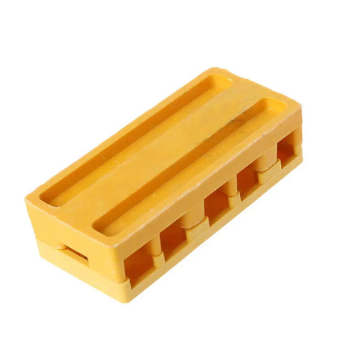 Rear Yellow Electric Bicycle Wire Junction Box With Bakelite Insulated Construction Not Water Resistant Frame Mount Plastic And Metal Build 32G Weight Supports Three Settings For Safe Wire Connection And High Heat Flame Retardant Protection