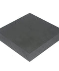Graphite ingot plate, 100 mm square, 20 mm thick, smooth polished surface