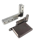 40Kg Cabinet Hydraulic Damping Hinge For Aluminum Frame Glass Doors Hidden Cabinet Door Hinge with Soft Close in matte finish