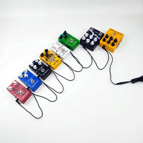1 To 8 Way Daisy Chain Guitar Pedal Power Cable For 9V Supply Power Up Eight Effects At Once High Conductivity Copper Core