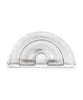 Front view of Clear Water Tank Lid For Capsule Coffee Machines, BPA Free PP Material, Transparent Water Reservoir Cover