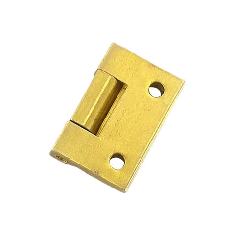 Self-Closing Reversible Door Hinge Set, 10 Pieces, 19 By 12.5mm, 4-Hole Butt Hinges For Cabinets And Jewelry Boxes, Built To Last Stainless Steel