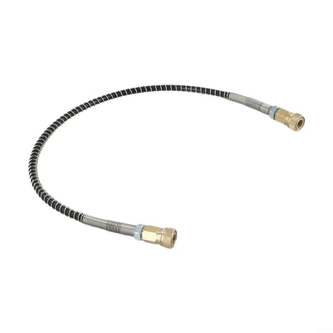 Heavy Duty High Pressure Air Hose 50cm M10x1 Thread 9000 PSI Stainless Wrap Protects Against Kinks For Hunting Diving Tanks And Industrial Jobs Built To Handle Abuse No Matter How Hard You Run Them Today. coiled