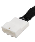 Heavy Duty Charging Port Module Wiring Harness For Tesla Model 3 And Model Y 2017 To 2023 white connector with black wires