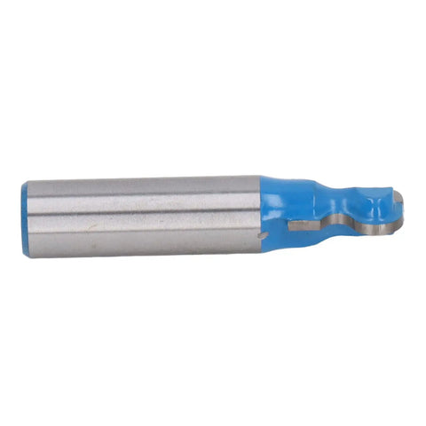 Premium Tungsten Carbide Woodworking Router Bit Trim For Mortising Grooving 1/2 Inch Shank with blue PTFE treated tip.