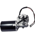 12V DC Right Angle Garage Door Gear Motor, Reversible Beefy High Torque Drive With 50 RPM Output, Double Flat Shaft