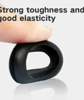 Close-up of flexible rubber grommet showing strong toughness for Assorted Rubber Grommets Kit For Wiring, 188 Pieces, Eight Common Sizes