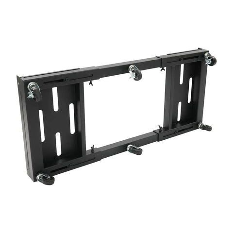 Heavy Duty Furniture Dolly With 2000 Lbs Capacity Steel Panel Heavy Load Moving Cart framed with six swivel casters.