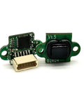 Zero Hangup Laser Distance Sensor With Time Of Flight ToF And Spad Tech 10 To 240 Cm Mid Range Module showing circuit board and connector.