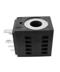 120V Solenoid Coil For Hydraulic Power Unit Lift Dump With 3 Prong DIN Connection, 16W, One And A Half Inches Tall