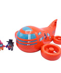 Among Us Airship Playset With Detachable Top And 2 Exclusive Mini Figures, 10 Inch Realistic Airship Toy For Collectors And Fans