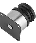 Adjustable Stainless Steel Cabinet Legs 0 To 15mm Height Brushed Finish 4 Pack With ABS Base And 4 Screw Mounts Easy Install 50X50MM Feet