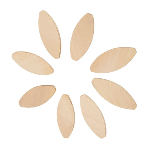 100 Pcs Wood Joining Biscuits for Woodworking Beech Wood Dowels Docking Tool Set Glue Ready for Tight Bond Joints Perfect for Cabinets
