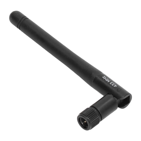 Black single antenna from Foldable High Gain Omnidirectional Antenna Set Of Five For Wireless Transmission Systems Portable Signal Booster