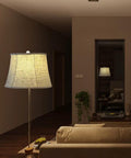 Brown Drum Lamp Shade Big Size 12x16x11 Spider Fitter Handcrafted Fabric Linen For Chandeliers Floor Lamps Table Lamps