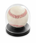 Baseball And Golf Ball Display Case With Clear Dome, Convertible Ball Holder For Baseballs Or Golf Balls