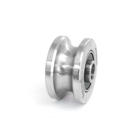 U Shaped Roller Bearing Pulley With Deep Groove Stainless Steel 304 Built Tough For Quiet Smooth Wire Rope Towing And Rail Guide Wheels