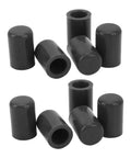Premium Silicone Vacuum Hose Caps Kit For 16mm Intake Lines, Weather Resistant End Plugs, Black, 10 Pack, Flexible Engine Bay Protection