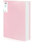 60 Pocket Portfolio Binder Organizer With Clear Sheet Protectors For 8.5 By 11 Inches Documents Holds 120 Pages Handy Office School Art And Concert Binder Pink Pro Grade Organization