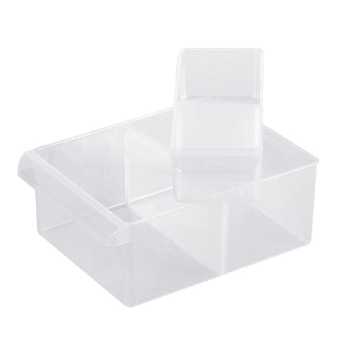Clear removable bins from Small Parts Organizer With 39 Removable Bins With Dividers And Optional Wall Mount Or Desktop Stand For Hardware Screws Nuts Beads Lego And Craft Supplies A Handy All Around Cabinet For Garage Shop And Craft Room