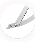 Close-up of Adjustable Support Rod Hinges For Electrical Cabinet Doors With Limiter Function Carbon Steel Silver Folding Lid Stay