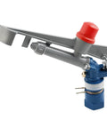 1 Inch Zinc Alloy Agriculture Spray Gun for Large Area Irrigation, Adjustable 360 Degree Sprinkler, Zinc Alloy, Blue and Silver