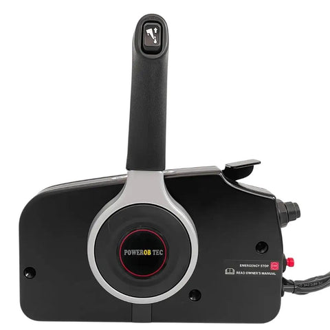Suzuki Outboard Remote Throttle Control 67200-93J50 For Side Mounted Control Box 4 Stroke Push To Open with handle detail