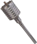 SDS-Max Rotary Hammer Core Bit With Wave Design Delivers Up To Forty Percent Faster Drilling, carbide tip, metal finish